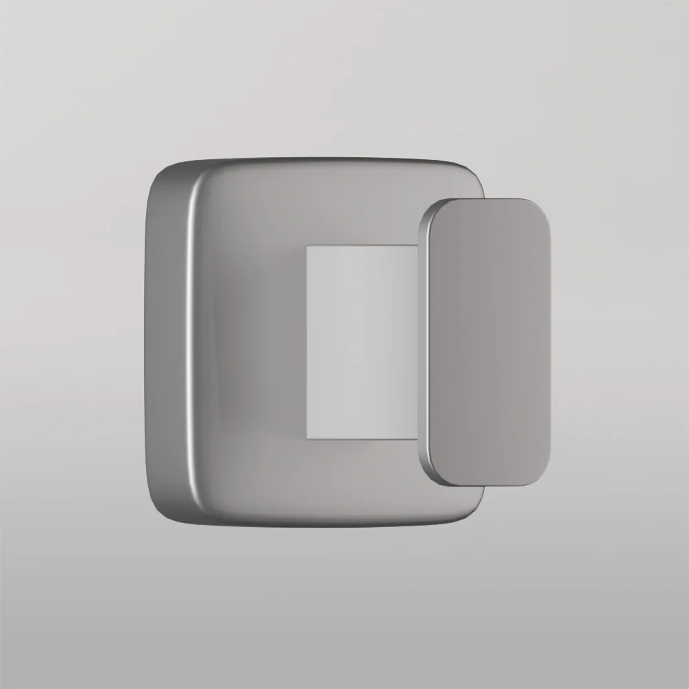 Metlam Single Robe Hook Concealed Fix In Polished Stainless Steel - Image 2
