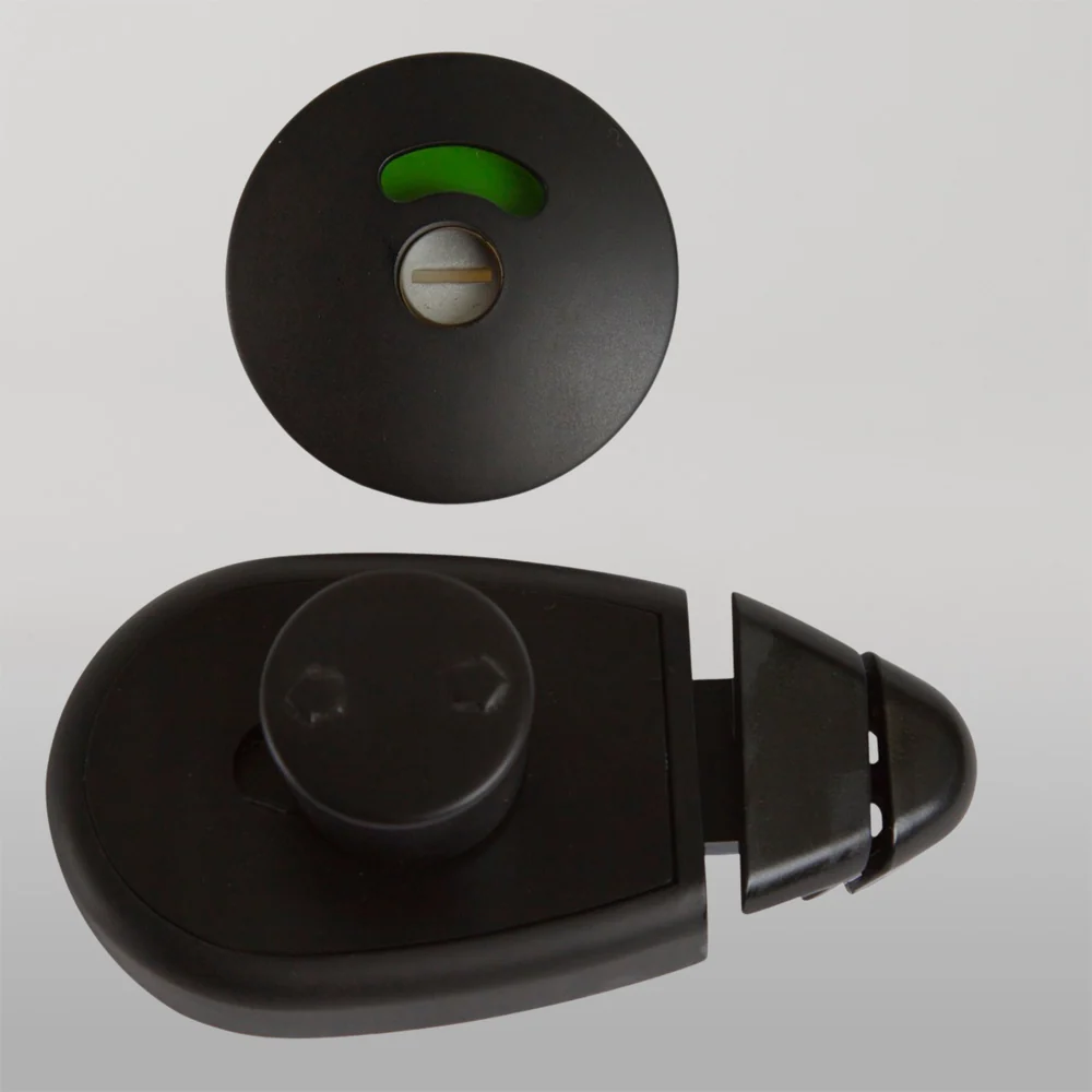 Metlam Xcel Slide Lock And Indicator Set In Designer Black - Image 2