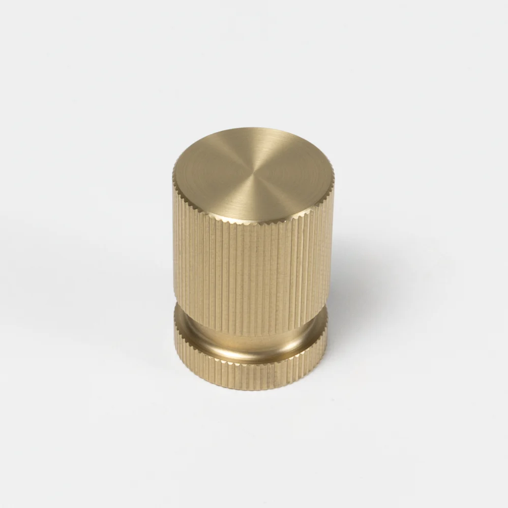 Alma Mia Linear Handle Brushed Brass Gold - Image 5
