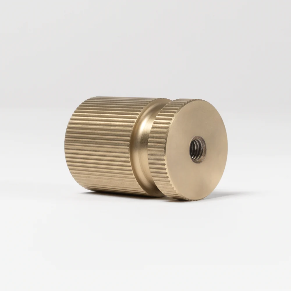 Alma Mia Linear Handle Brushed Brass Gold - Image 7