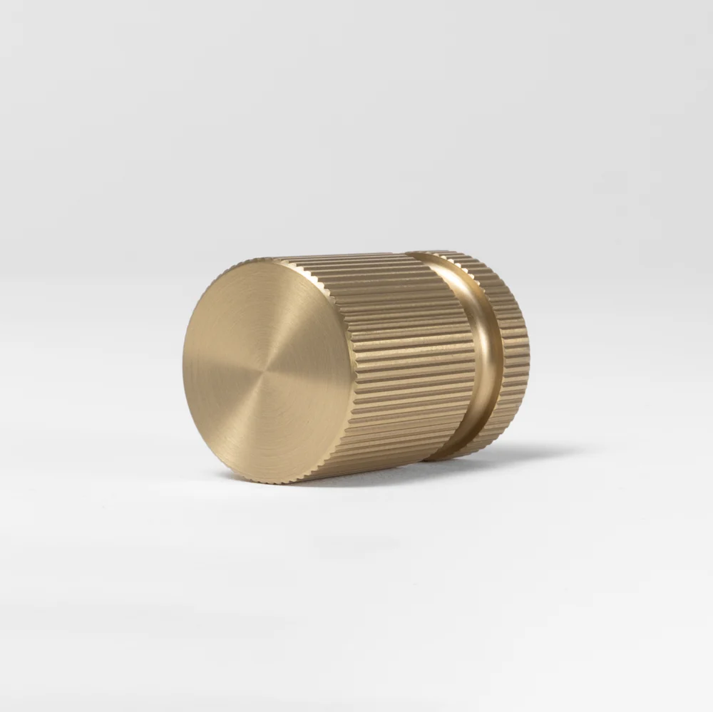 Alma Mia Linear Handle Brushed Brass Gold - Image 8