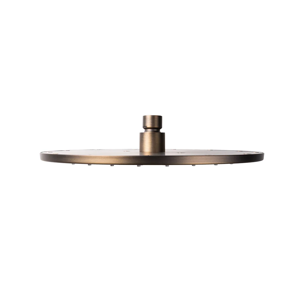 Alma Mira 250mm Brushed Vintage Antique Brass Shower Head - Image 6