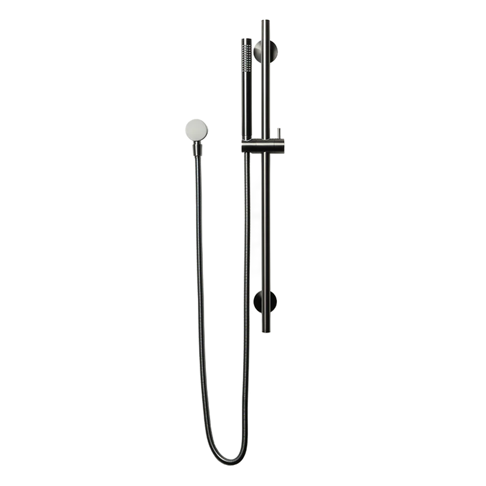 Alma Mira Brushed Gunmetal Shower on Rail - Image 3