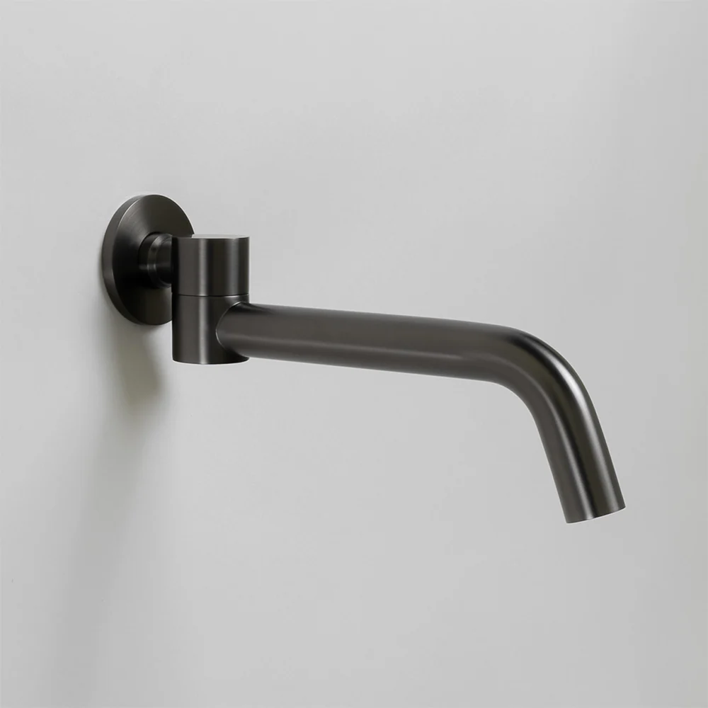Alma Mira Brushed Gunmetal Swivel Wall Spout - Image 7
