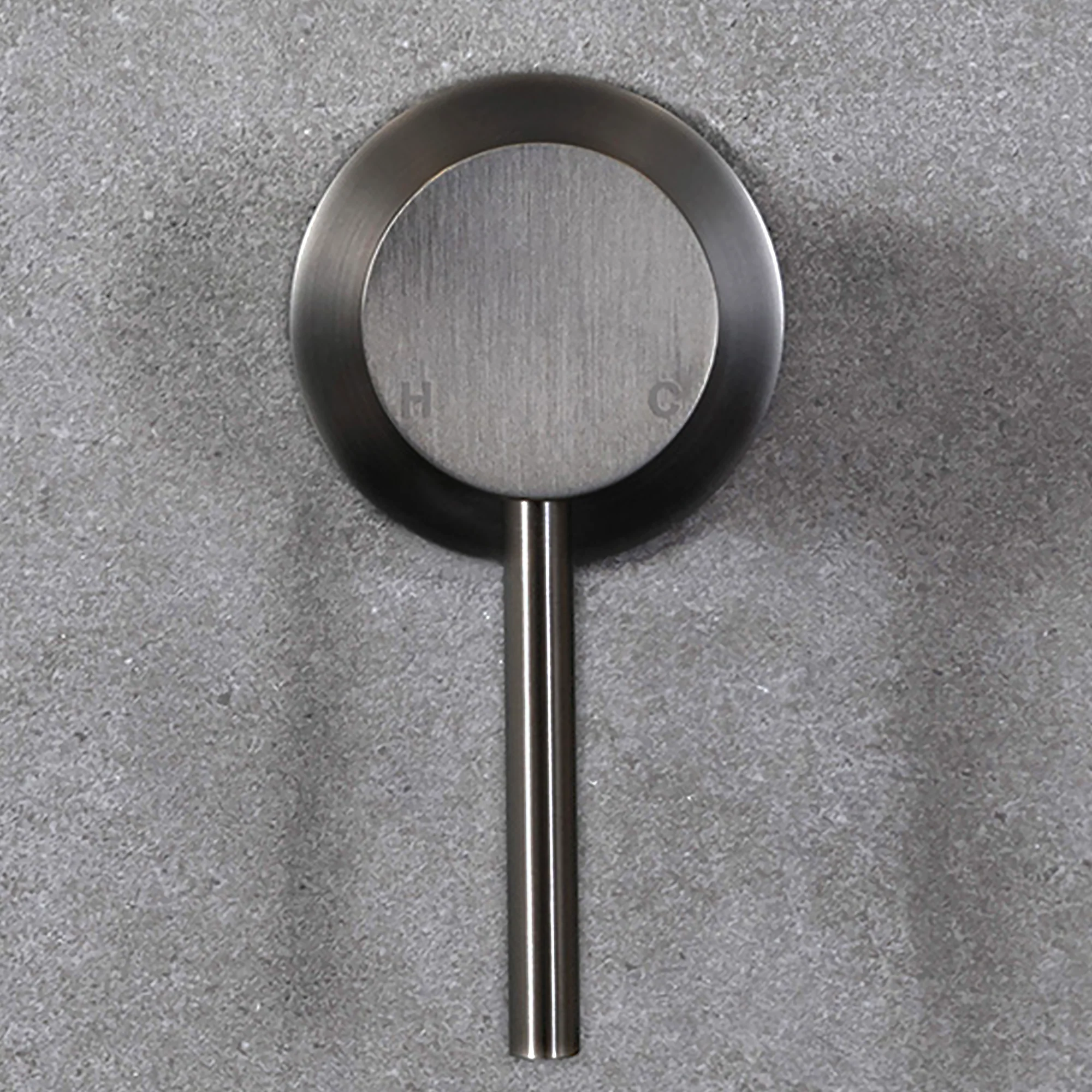 Alma Mira Brushed Gunmetal Wall Mixer - Image 4