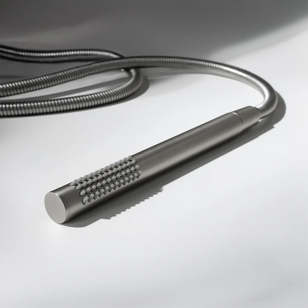 Alma Mira Brushed Nickel Hand Shower and Hose - Image 4