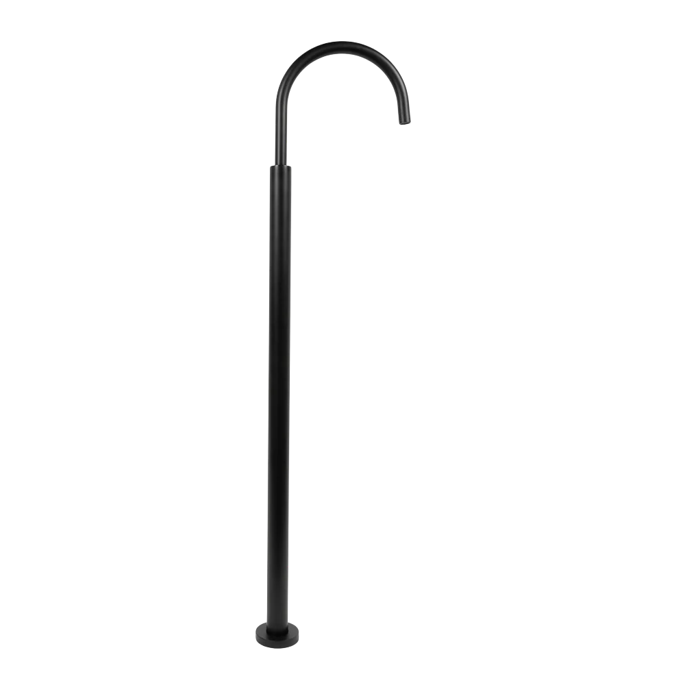 Alma Mira Freestanding Floor Spout Matte Black