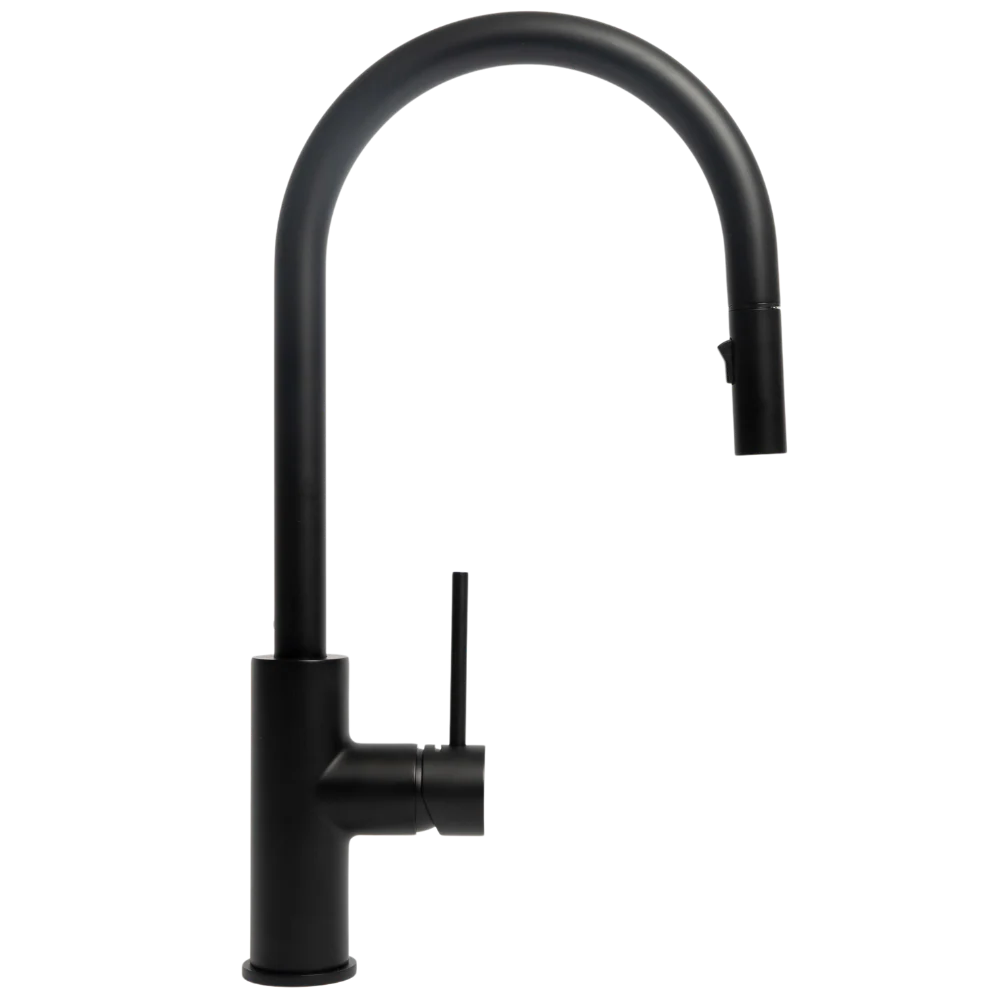 Alma Mira Matte Black Pull Out Mixer - Image 3