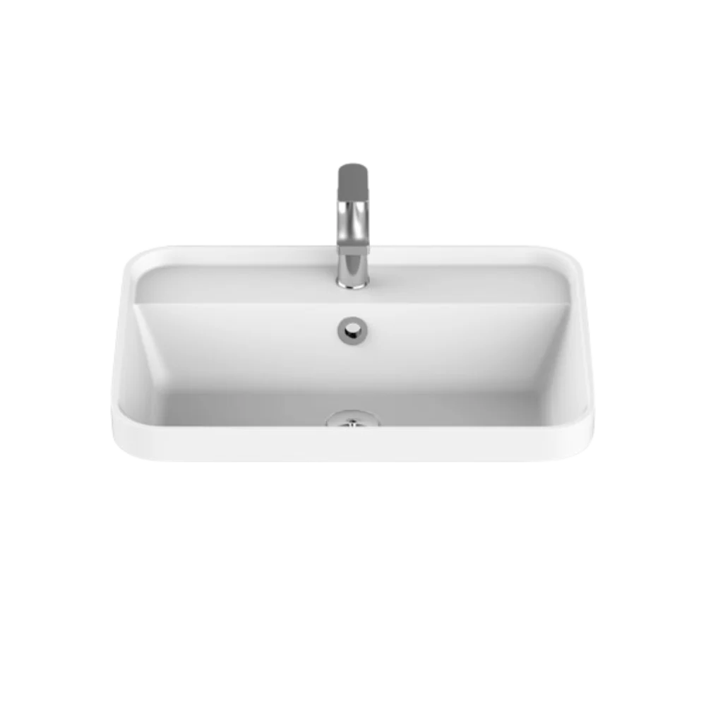 ADP Miya Semi Inset 550 Basin Matte White - Image 3