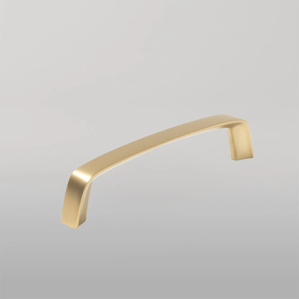 Momo Handles Momo Acuto D Handle 160mm Brushed Satin Brass - Image 2