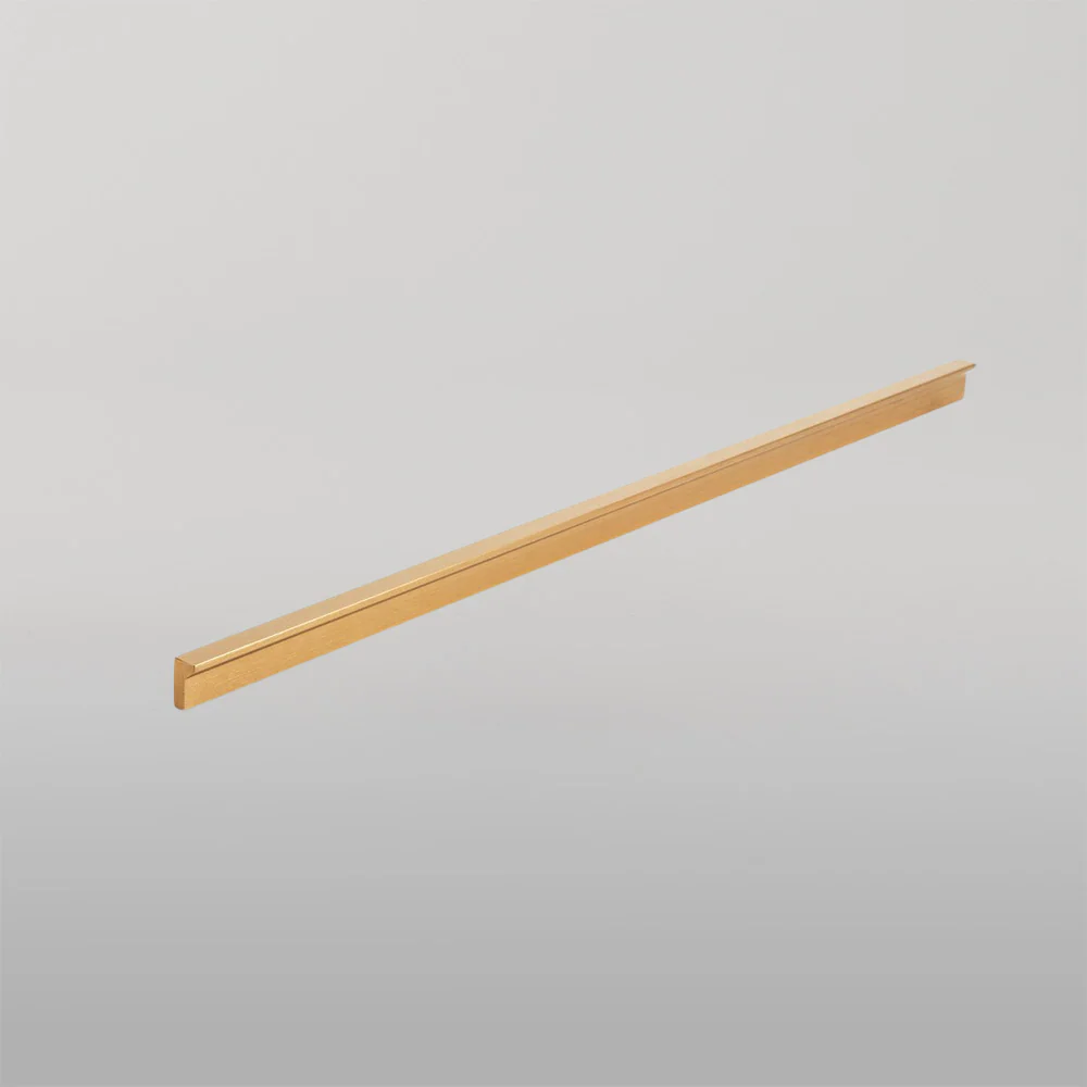Momo Handles Momo Angle Pull Handle 480mm Brushed Dark Brass - Image 2