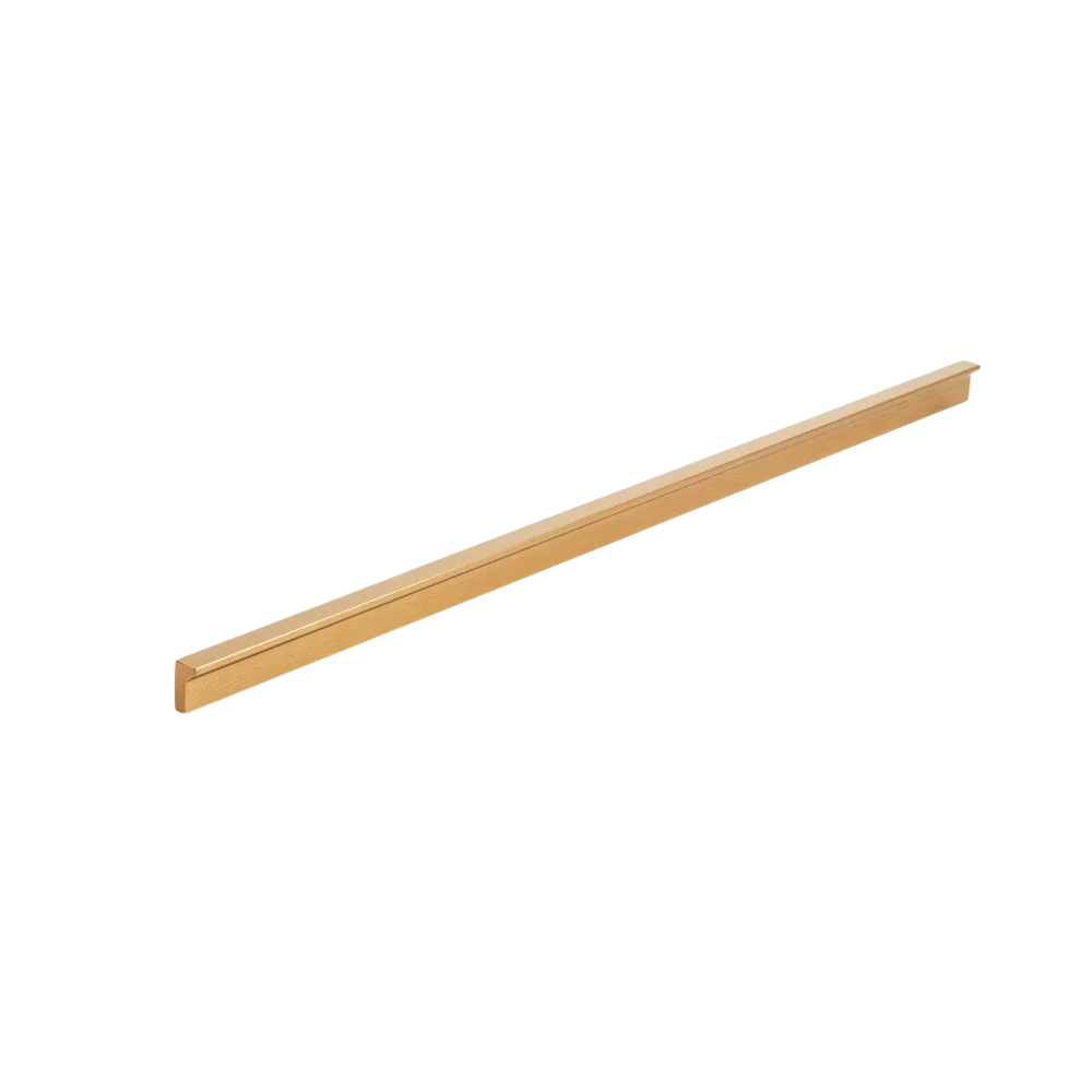 Momo Handles Momo Angle Pull Handle 480mm Brushed Dark Brass - Image 3