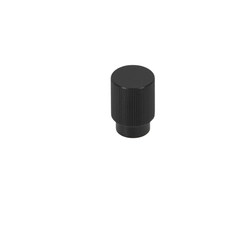 Momo Handles Momo Arpa Round Knob 22mm Brushed Black - Image 3