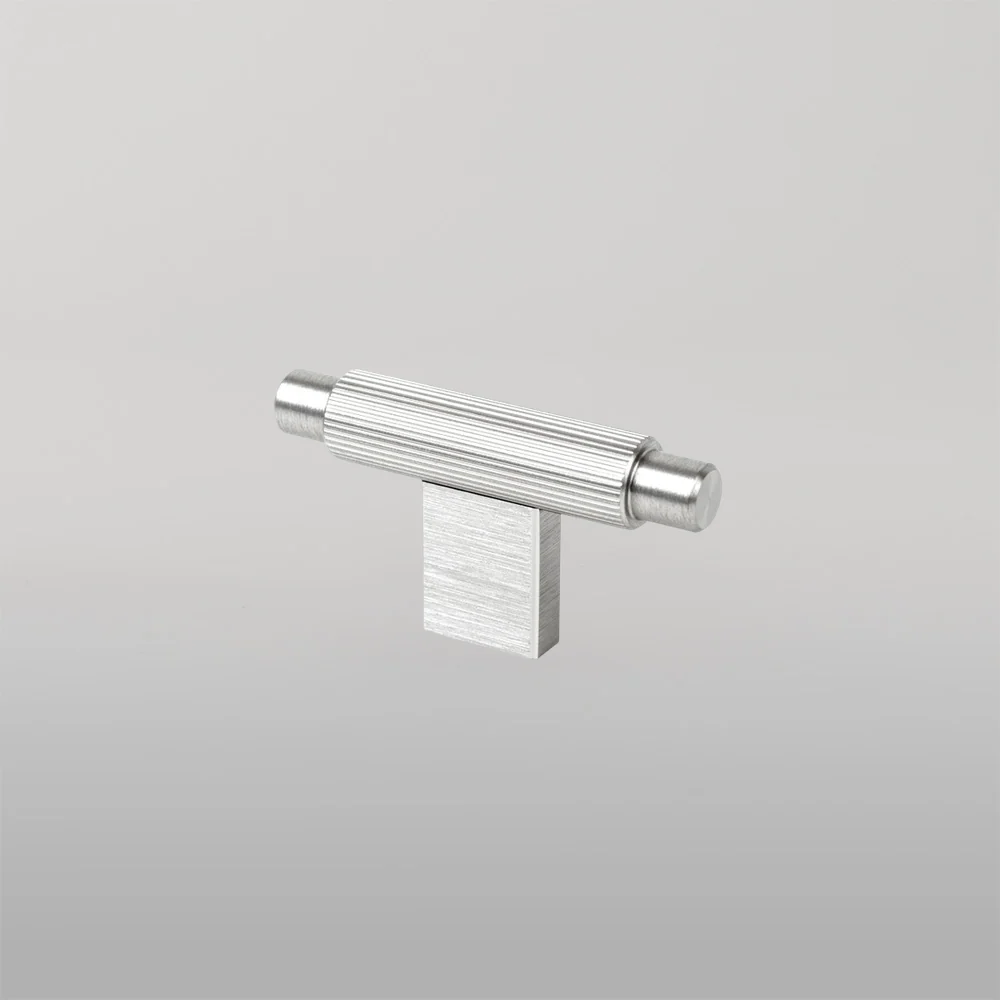 Momo Handles Momo Arpa T Knob 70mm Dull Brushed Nickel - Image 2
