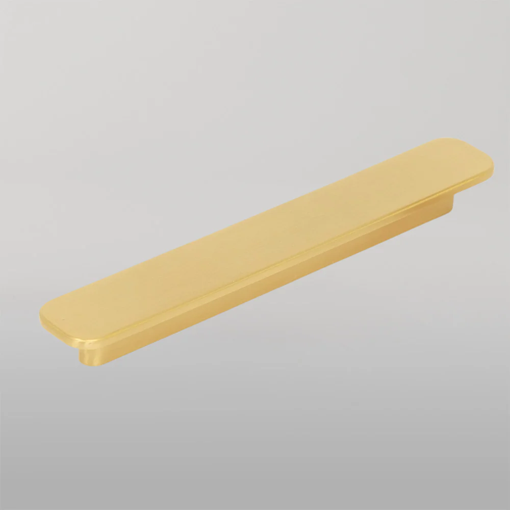 Momo Handles Momo Aspen Solid Brass Pull Handle 160mm Brushed Satin Brass - Image 2