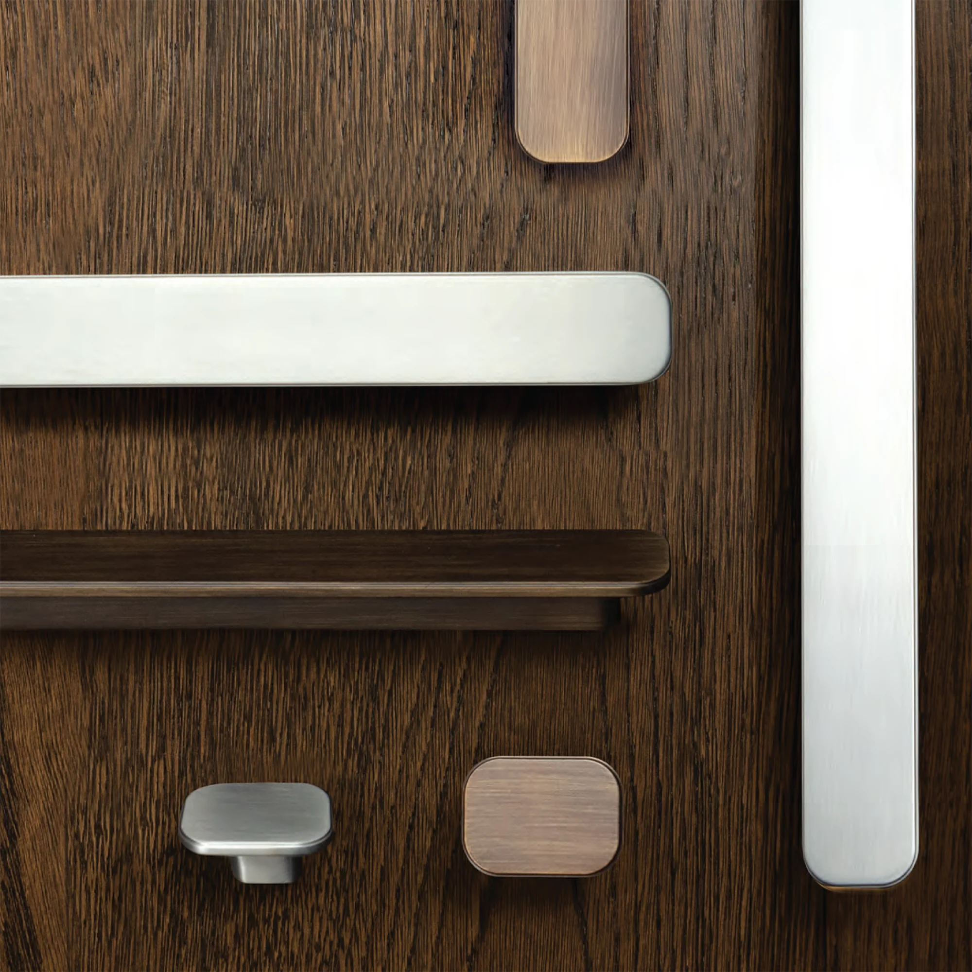 Momo Handles Momo Aspen Solid Brass Pull Handle 160mm Dull Brushed Nickel - Image 2
