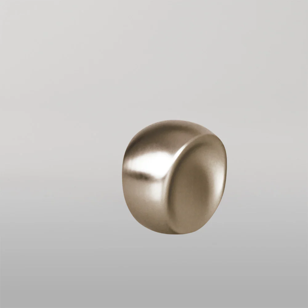 Momo Handles Momo Ball Knob 24mm Brushed Nickel - Image 2