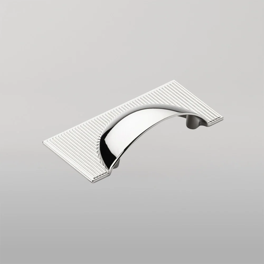 Momo Handles Momo Barrington Cup Pull 64mm Polished Nickel - Image 2