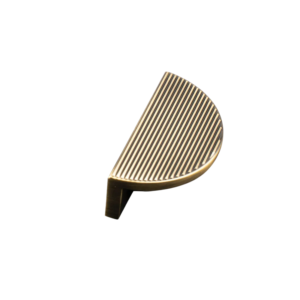 Momo Handles Momo Barrington Eclipse Ribbed 64mm Dark Brushed Brass - Image 3