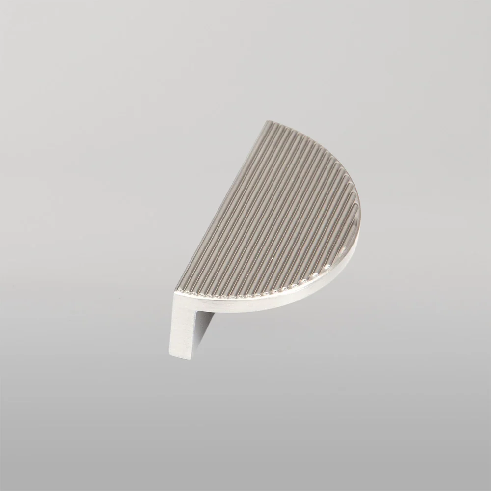 Momo Handles Momo Barrington Eclipse Ribbed 64mm Dull Brushed Nickel - Image 2