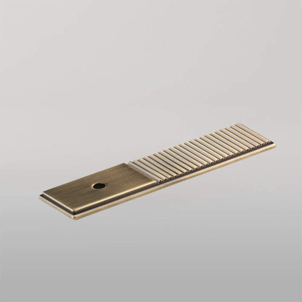 Momo Handles Momo Barrington Knob Backplate 32mm Dark Brushed Brass - Image 2