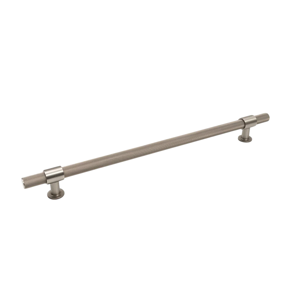 Momo Handles Momo Belgravia 416mm Solid Brass Appliance Pull Dull Brushed Nickel