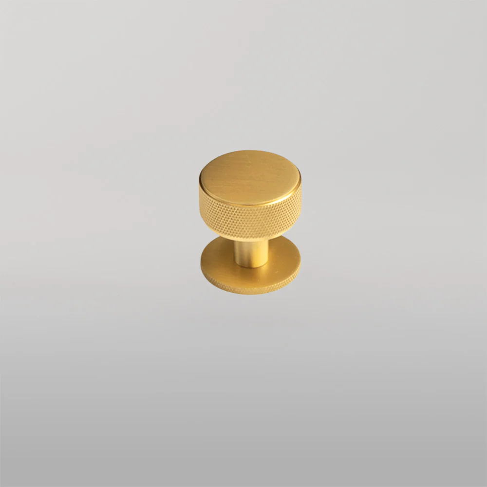 Momo Handles Momo Belgravia Solid Brass Round Knob 35mm Brushed Satin Brass - Image 2
