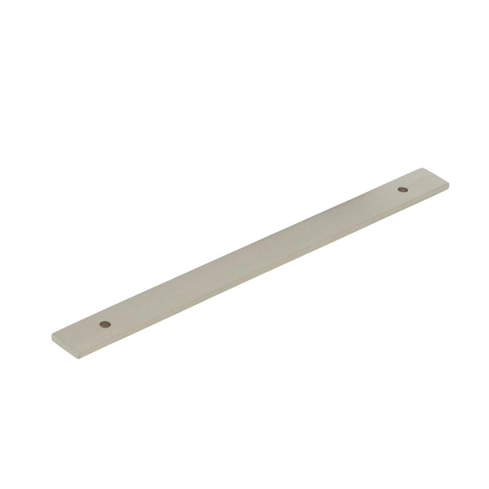 Momo Handles Momo Bellevue Solid Brass Backplate 160mm Dull Brushed Nickel - Image 3