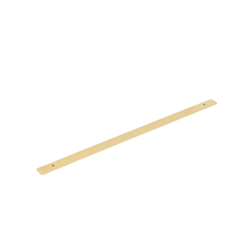 Momo Handles Momo Bellevue Solid Brass Backplate 320mm Brushed Satin Brass - Image 3
