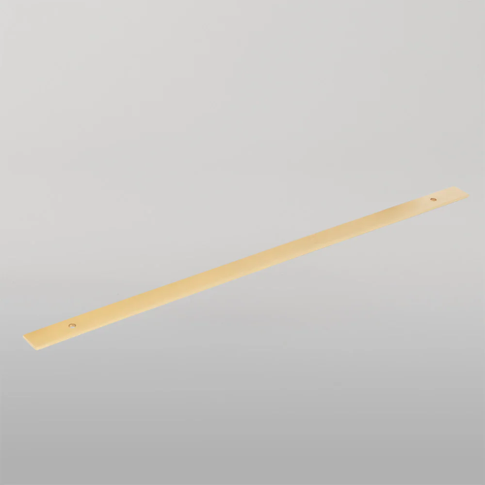 Momo Handles Momo Bellevue Solid Brass Backplate 416mm Brushed Satin Brass - Image 2