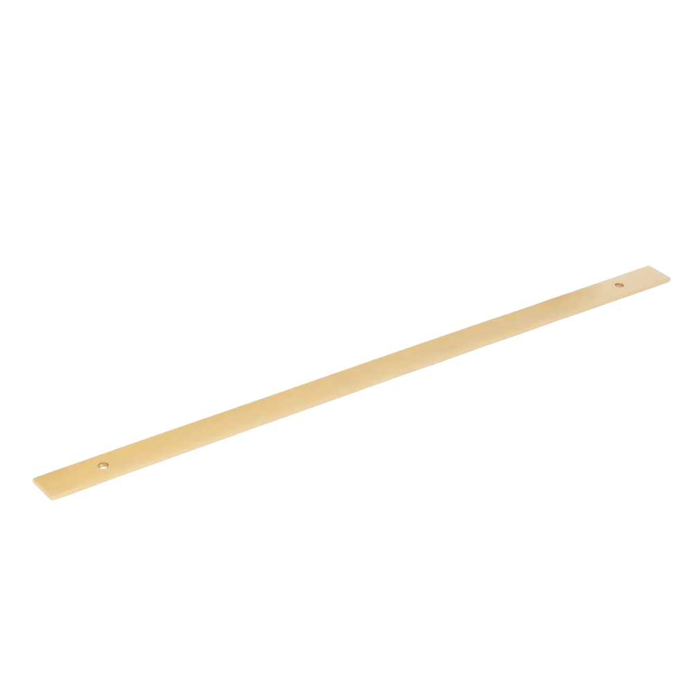 Momo Handles Momo Bellevue Solid Brass Backplate 416mm Brushed Satin Brass - Image 3