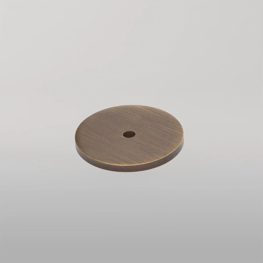 Momo Handles Momo Bellevue Solid Brass Knob Backplate Bronze - Image 2