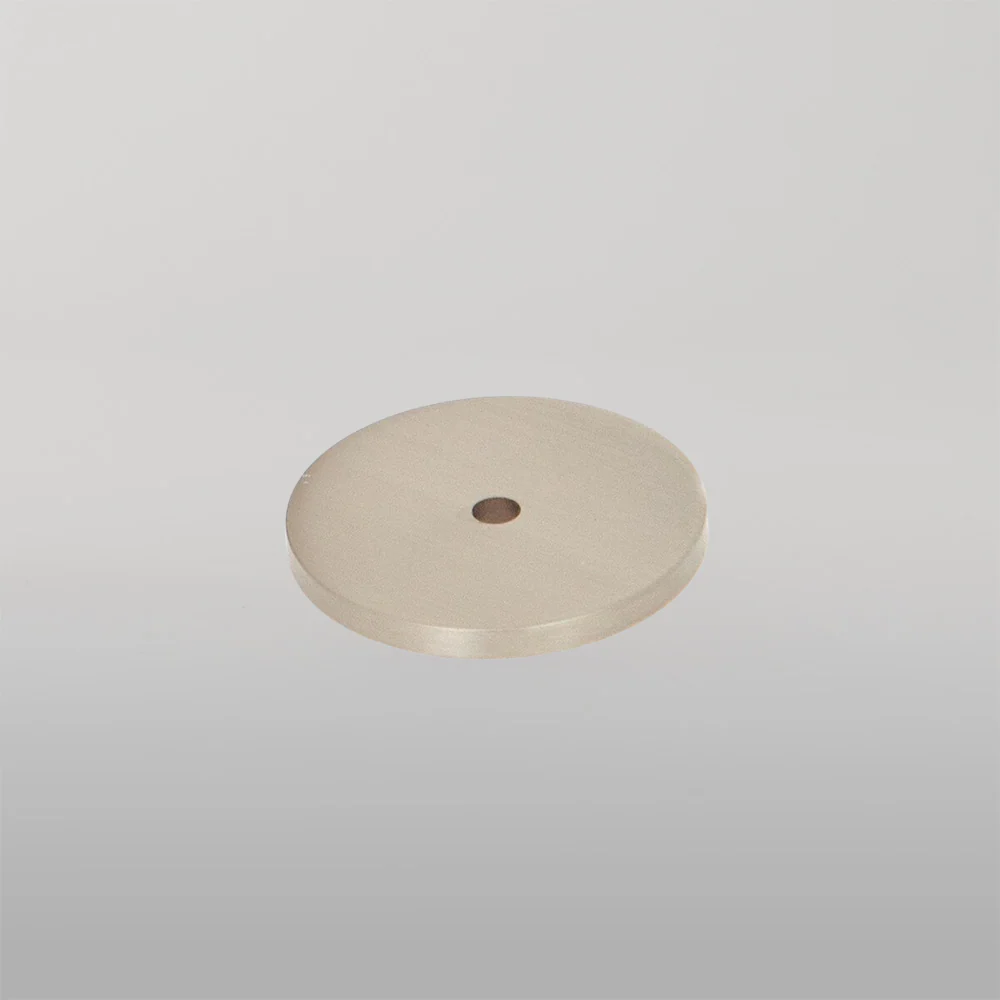 Momo Handles Momo Bellevue Solid Brass Knob Backplate Dull Brushed Nickel - Image 2