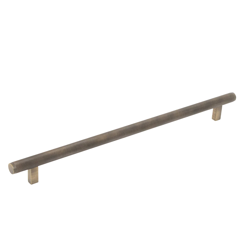 Momo Handles Momo Bellevue Solid Brass Knurled Appliance Pull 416mm Dark Brushed Brass - Image 3