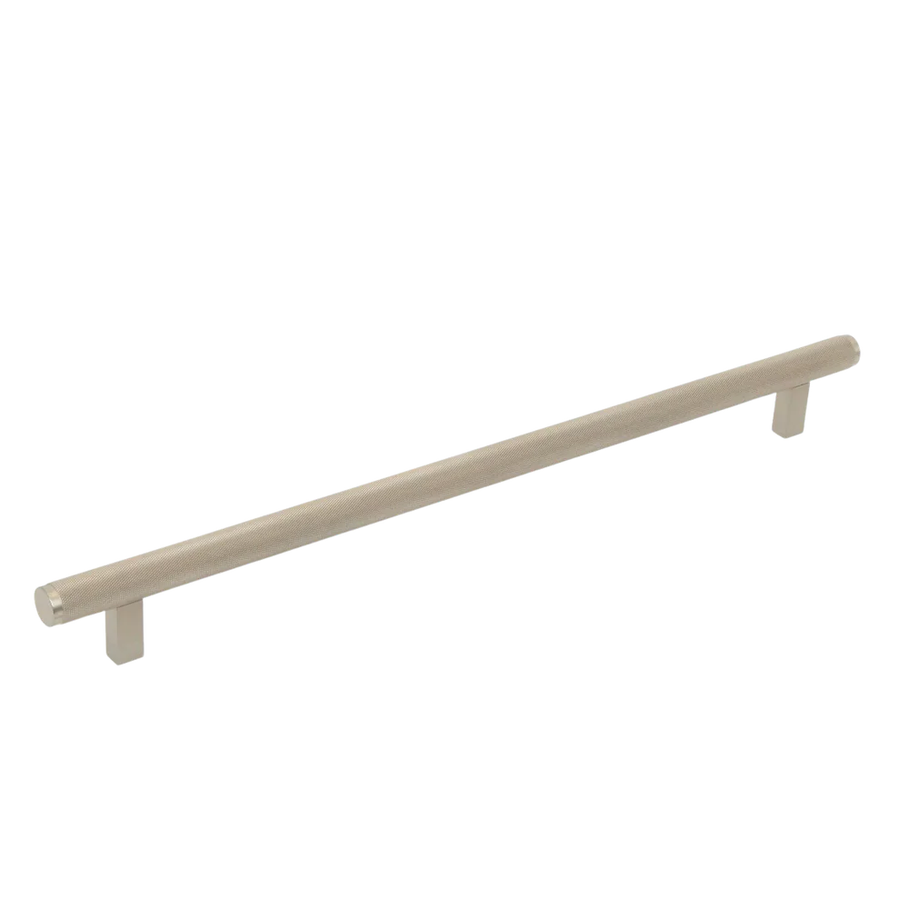 Momo Handles Momo Bellevue Solid Brass Knurled Appliance Pull 416mm Dull Brushed Nickel - Image 3