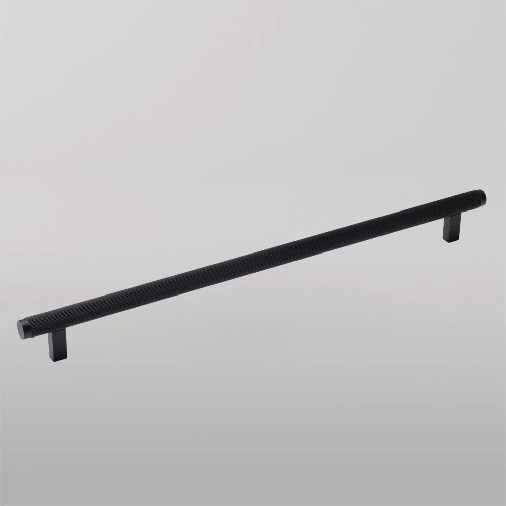 Momo Handles Momo Bellevue Solid Brass Lined Bar Pull 320mm Matte Black - Image 4