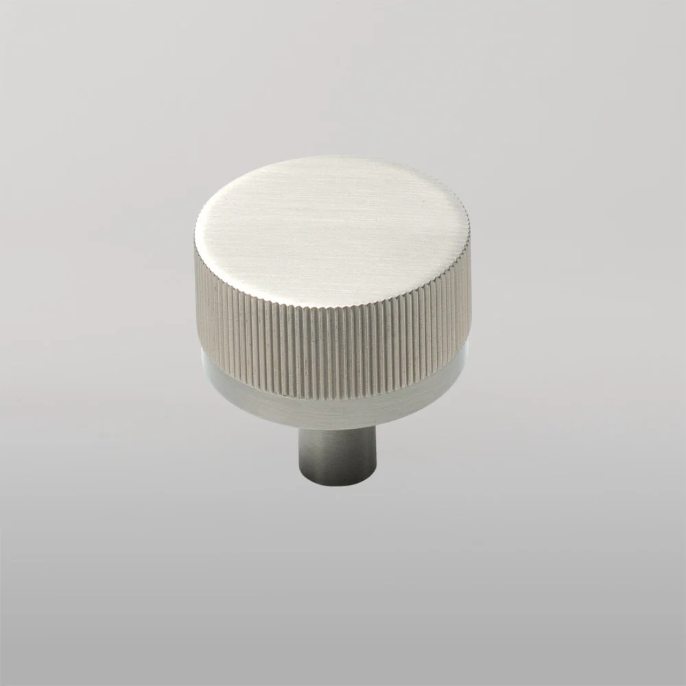 Momo Handles Momo Bellevue Solid Brass Lined Knob 35mm Dull Brushed Nickel - Image 3