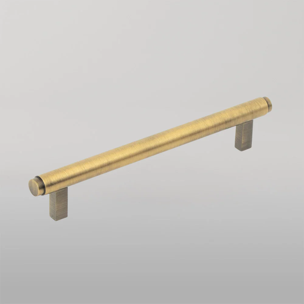 Momo Handles Momo Bellevue Solid Brass Plain Bar Pull 160mm Dark Brushed Brass - Image 2