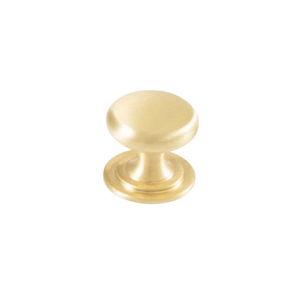 Momo Handles Momo Bosco Knob 32mm Brushed Matte Brass - Image 3