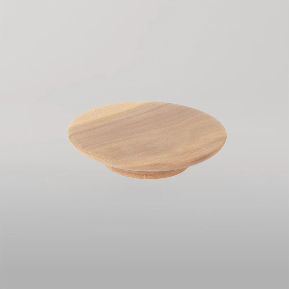 Momo Handles Momo Daintree Full Round Timber Handle 150mm Raw Walnut - Image 2