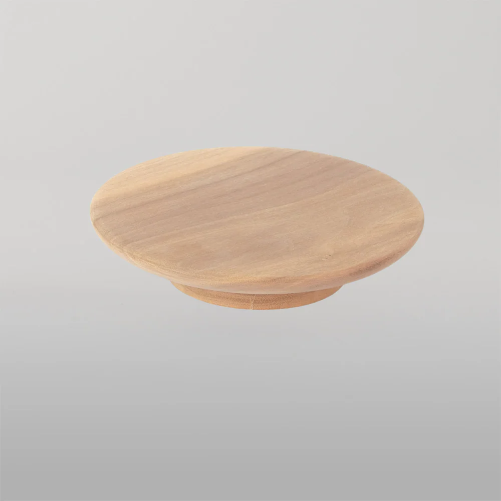 Momo Handles Momo Daintree Full Round Timber Handle 200mm Raw Walnut - Image 2
