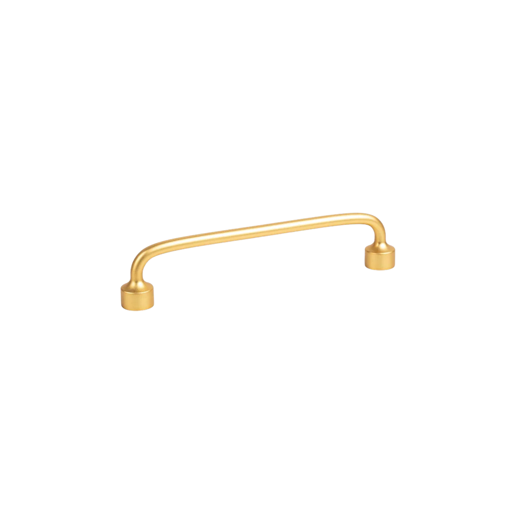 Momo Handles Momo Floid D Handle 128mm Brushed Gold - Image 3