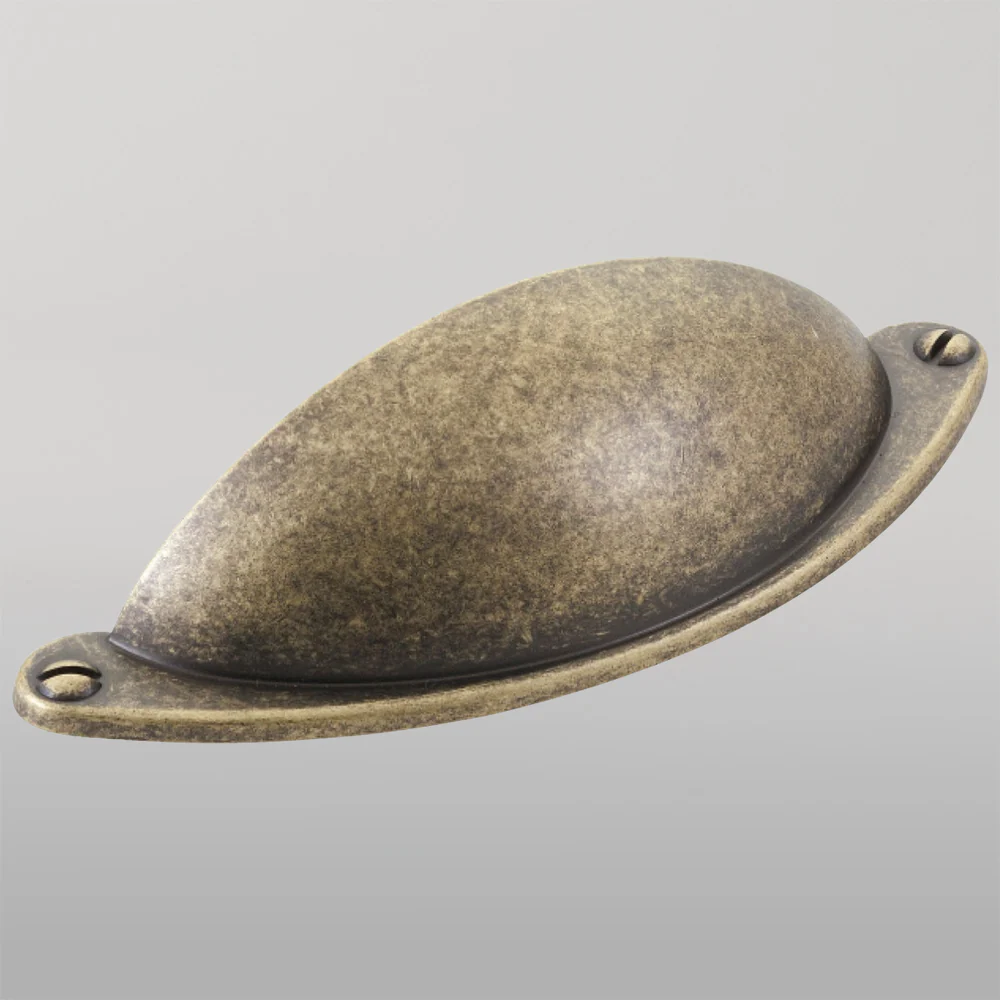 Momo Handles Momo Florencia Cup Pull 64mm Antique Brass - Image 2
