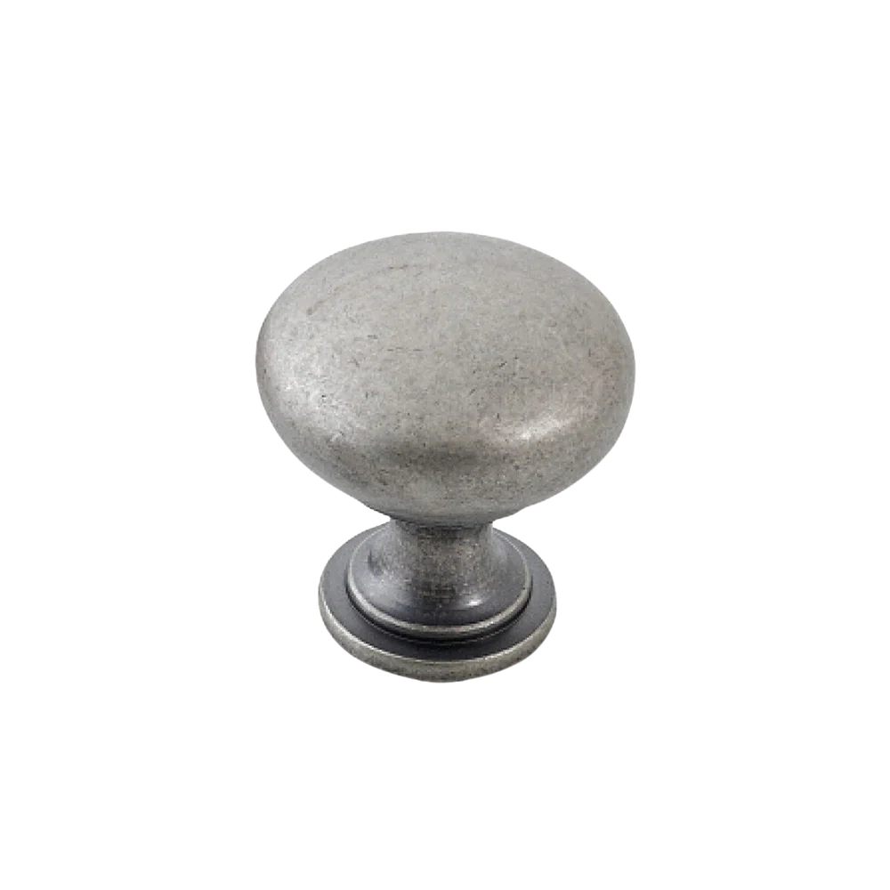Momo Handles Momo Florencia Plain Knob 29mm European Pewter - Image 3