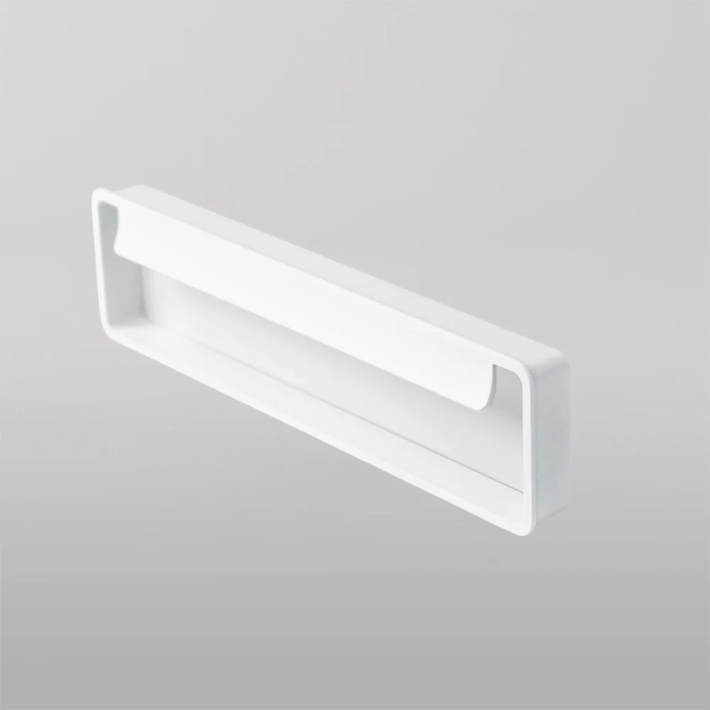 Momo Handles Momo Fold Flush Pull Handle 128mm Matte White - Image 2