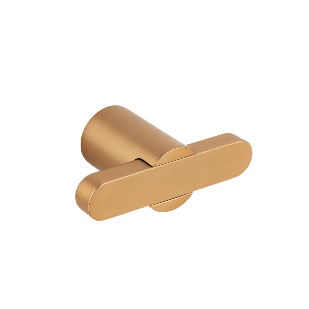 Momo Handles Momo Fusion T Knob 58mm Brushed Dark Brass - Image 3