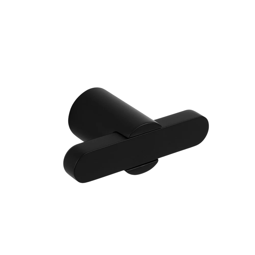 Momo Handles Momo Fusion T Knob 58mm Matte Black