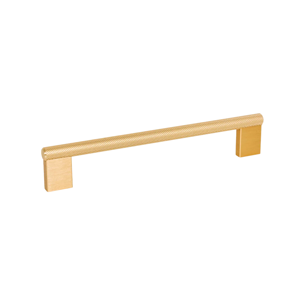 Momo Handles Momo Graf Knurled D Handle 160mm Brushed Dark Brass