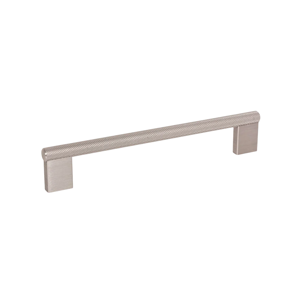 Momo Handles Momo Graf Knurled D Handle 160mm Dull Brushed Nickel