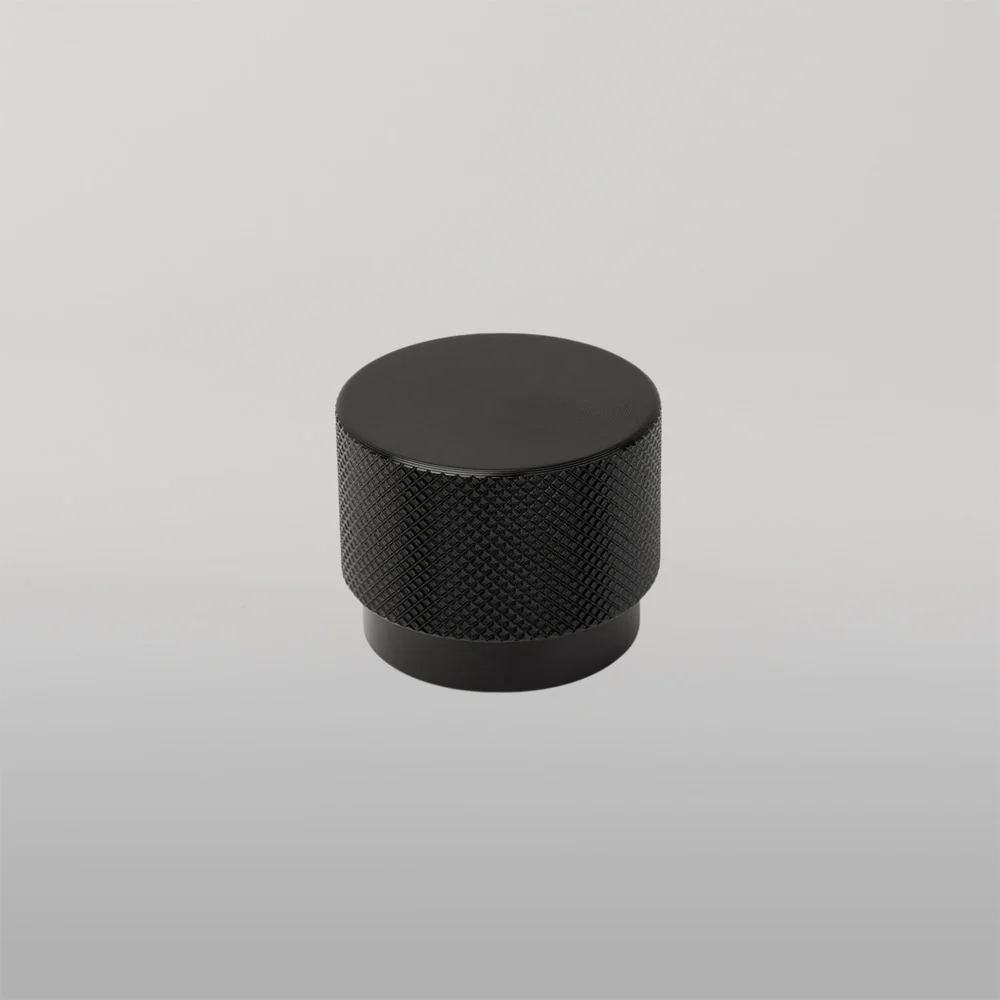 Momo Handles Momo Graf Round Knob 38mm Brushed Black - Image 4
